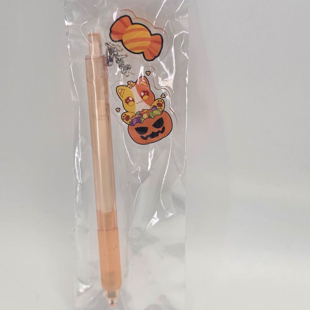 Aphmau Meemeows Halloween Candy Corn Cat Pen